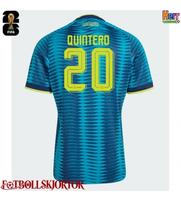 Colombia Juan Fernando Quintero #20 Bortatröja VM 2026 Kortärmad